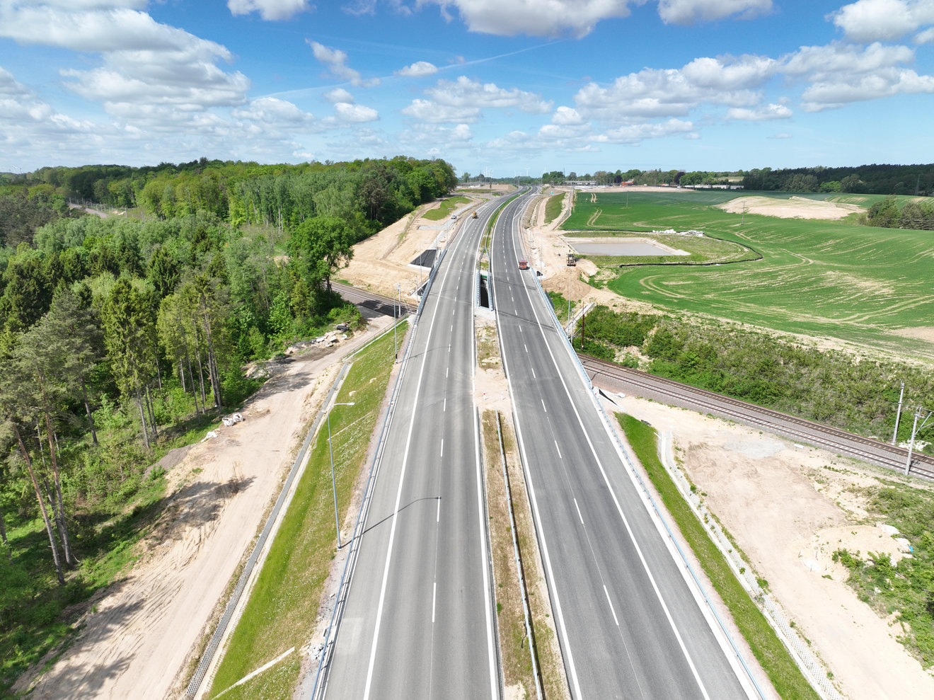Obiekt WS-45 oraz Trasa Główna w km 33+260