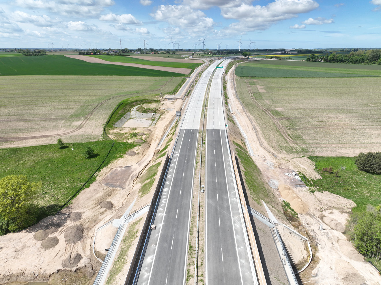 Początek zadania nr 4 w km 29+300