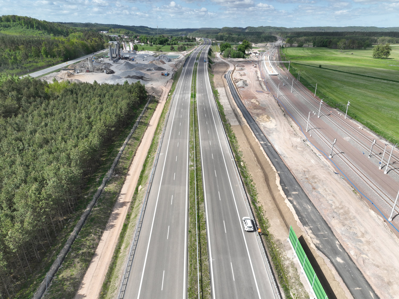 Trasa Główna w km 37+400