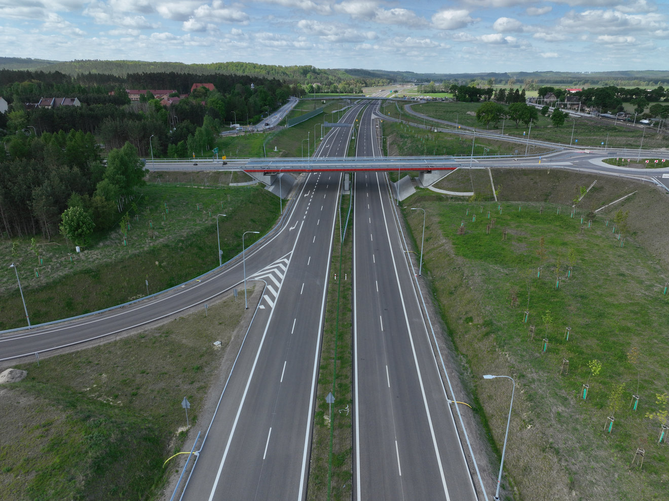 Węzeł Leśnice w km 39+550