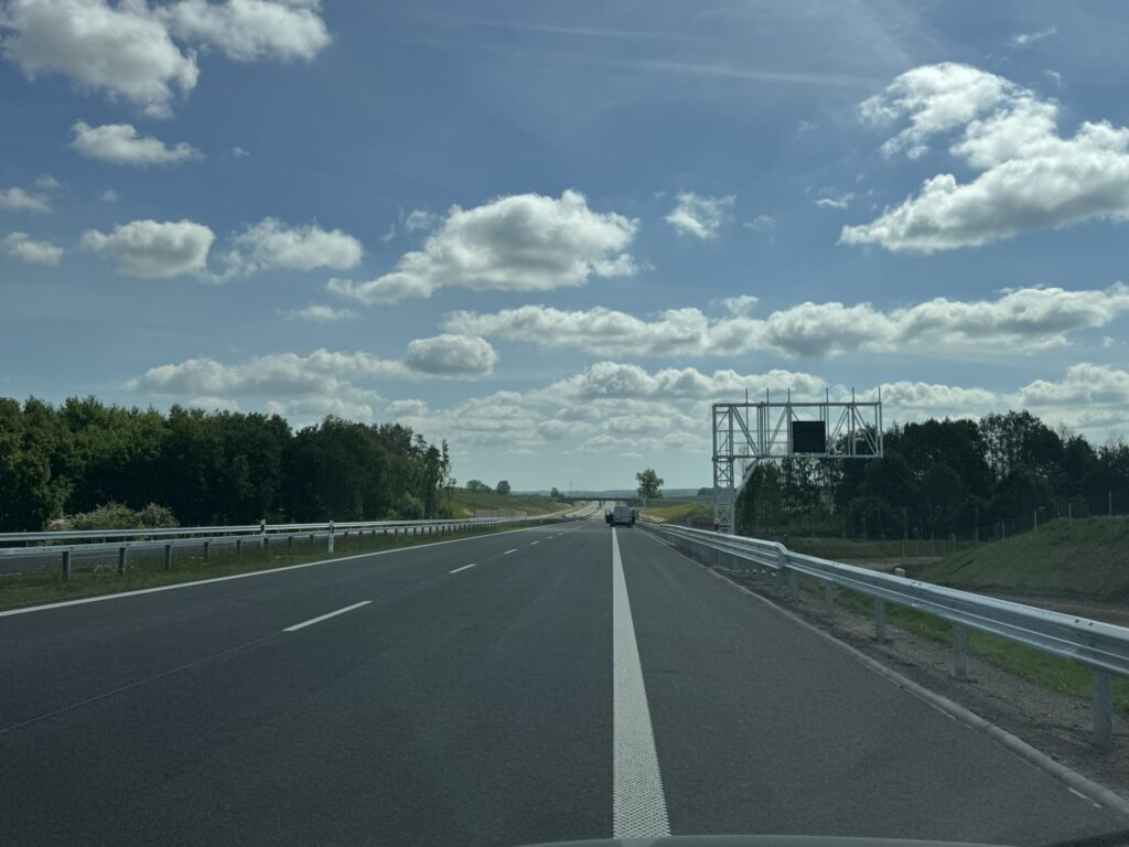 Widok na Trasę Główną w km 30+700